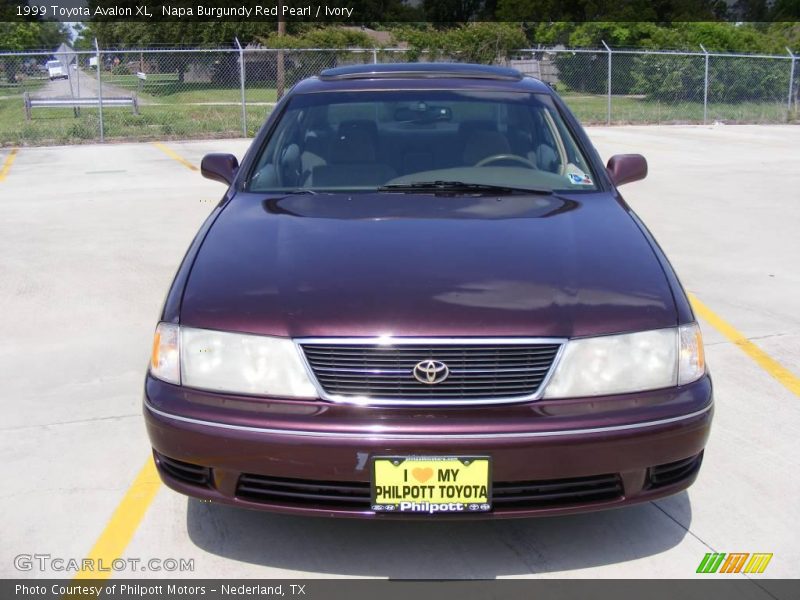 Napa Burgundy Red Pearl / Ivory 1999 Toyota Avalon XL