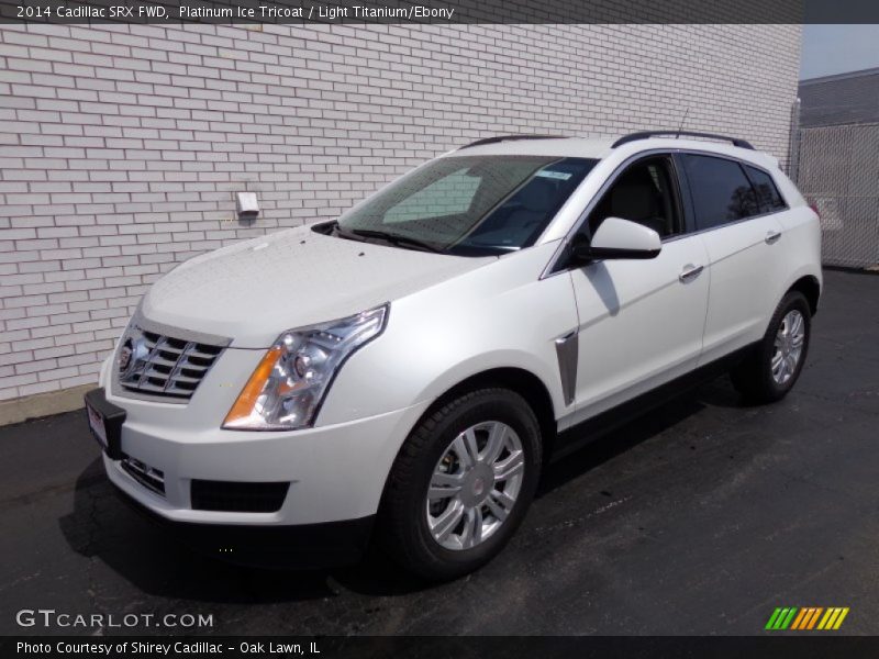 Platinum Ice Tricoat / Light Titanium/Ebony 2014 Cadillac SRX FWD