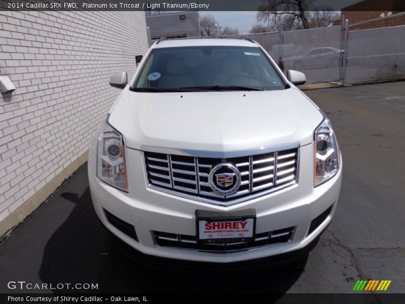 Platinum Ice Tricoat / Light Titanium/Ebony 2014 Cadillac SRX FWD