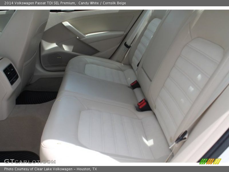 Candy White / Cornsilk Beige 2014 Volkswagen Passat TDI SEL Premium