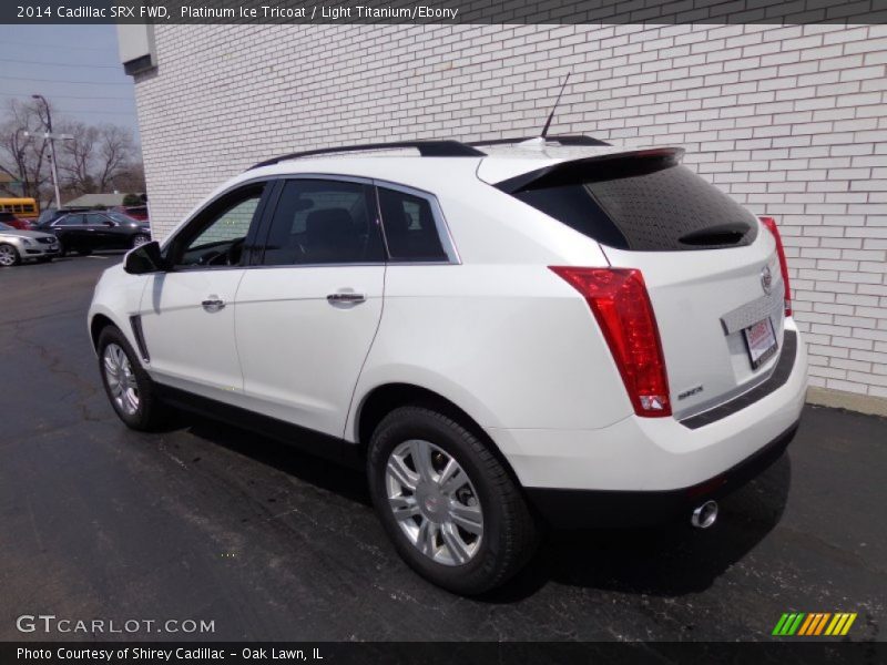 Platinum Ice Tricoat / Light Titanium/Ebony 2014 Cadillac SRX FWD
