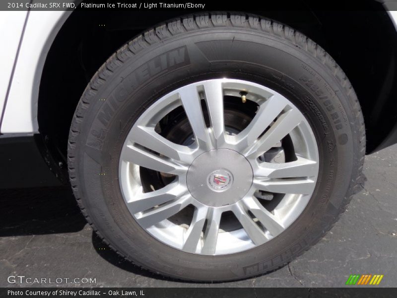 Platinum Ice Tricoat / Light Titanium/Ebony 2014 Cadillac SRX FWD