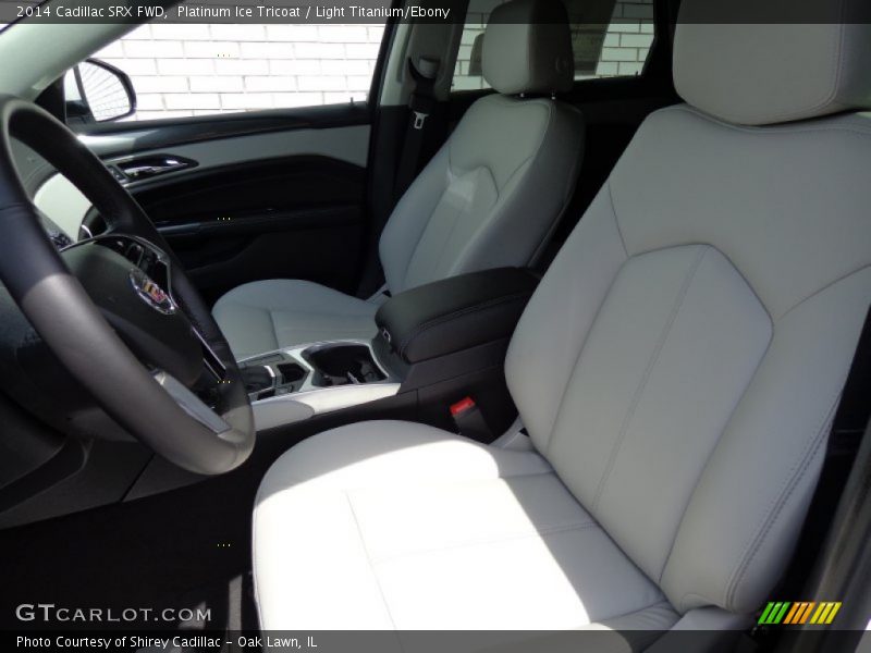 Platinum Ice Tricoat / Light Titanium/Ebony 2014 Cadillac SRX FWD