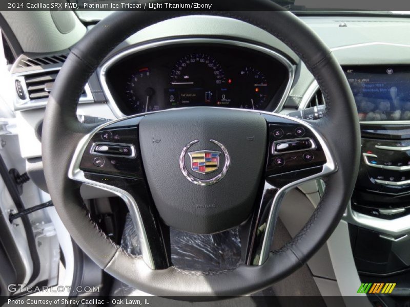 Platinum Ice Tricoat / Light Titanium/Ebony 2014 Cadillac SRX FWD