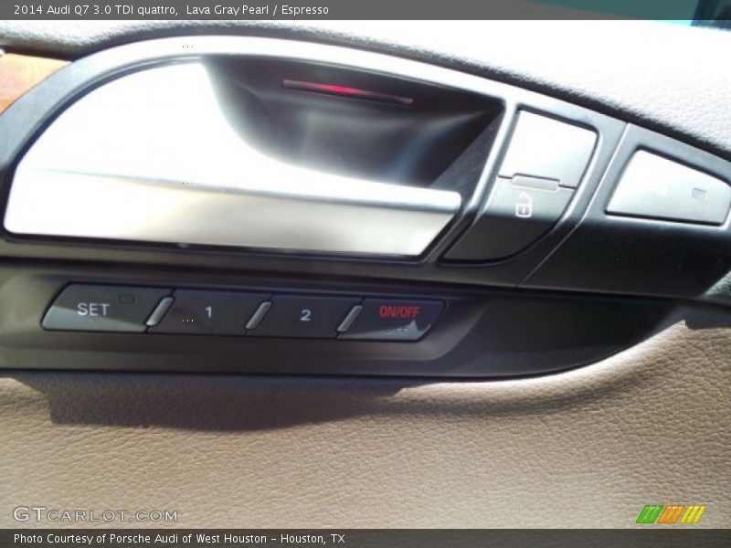Lava Gray Pearl / Espresso 2014 Audi Q7 3.0 TDI quattro