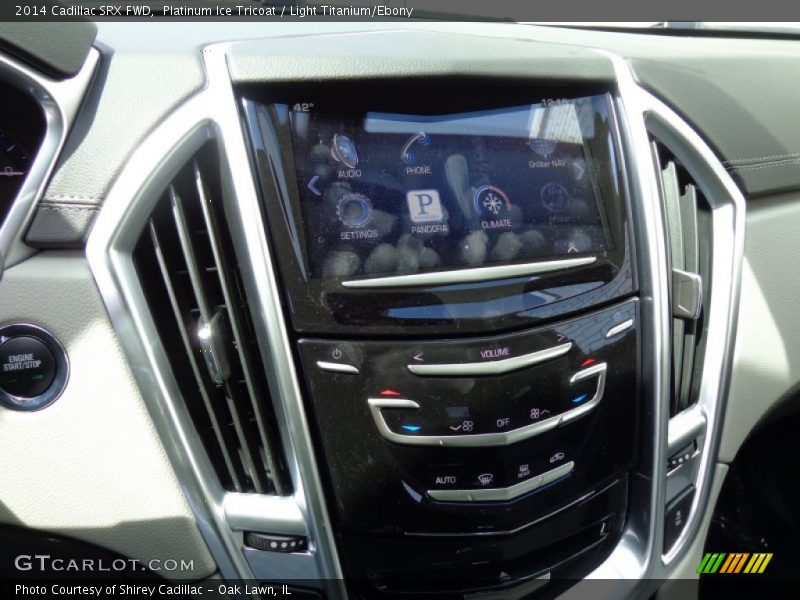 Platinum Ice Tricoat / Light Titanium/Ebony 2014 Cadillac SRX FWD