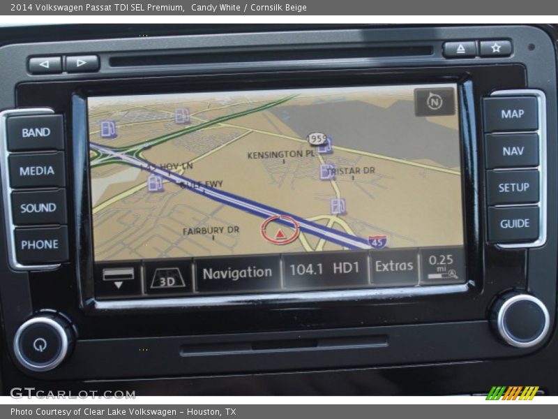 Candy White / Cornsilk Beige 2014 Volkswagen Passat TDI SEL Premium