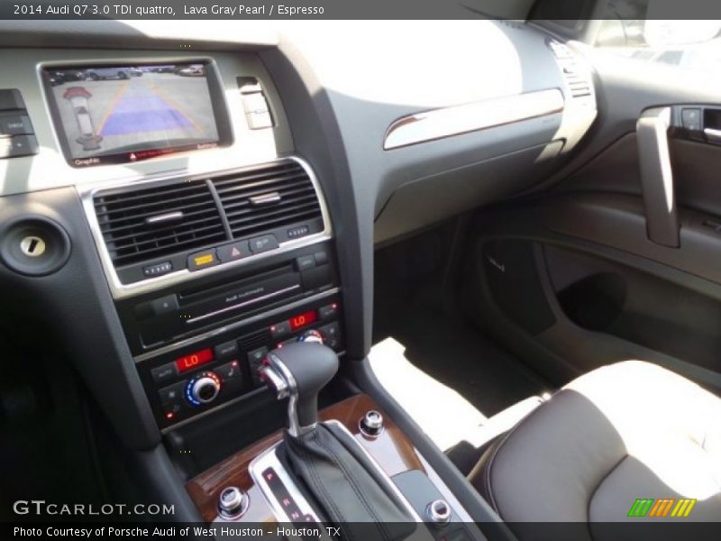 Lava Gray Pearl / Espresso 2014 Audi Q7 3.0 TDI quattro