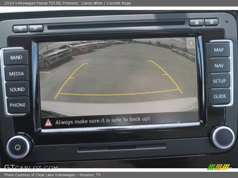 Candy White / Cornsilk Beige 2014 Volkswagen Passat TDI SEL Premium