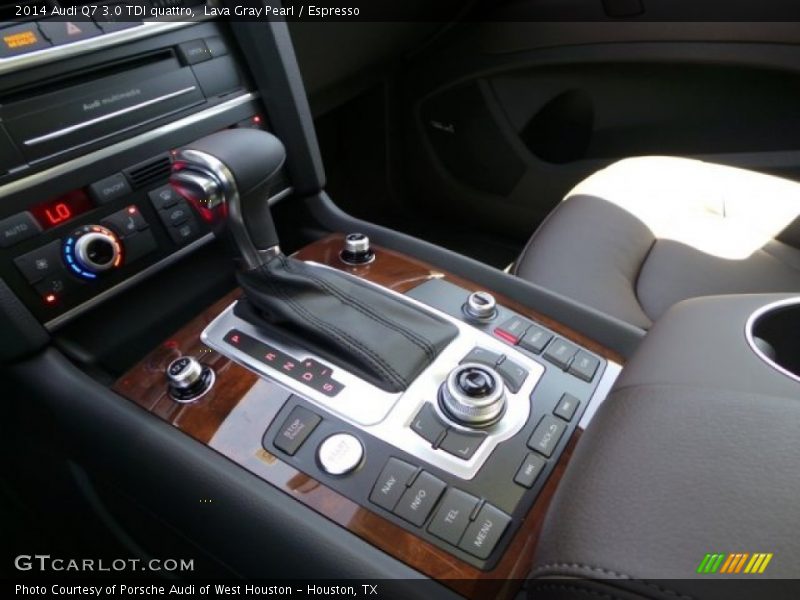 Lava Gray Pearl / Espresso 2014 Audi Q7 3.0 TDI quattro