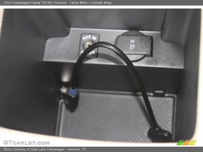 Candy White / Cornsilk Beige 2014 Volkswagen Passat TDI SEL Premium