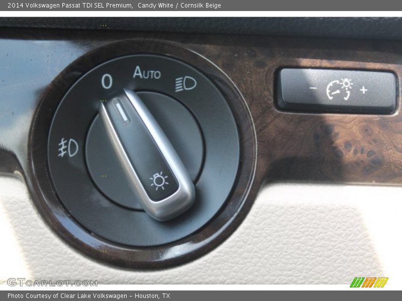 Candy White / Cornsilk Beige 2014 Volkswagen Passat TDI SEL Premium