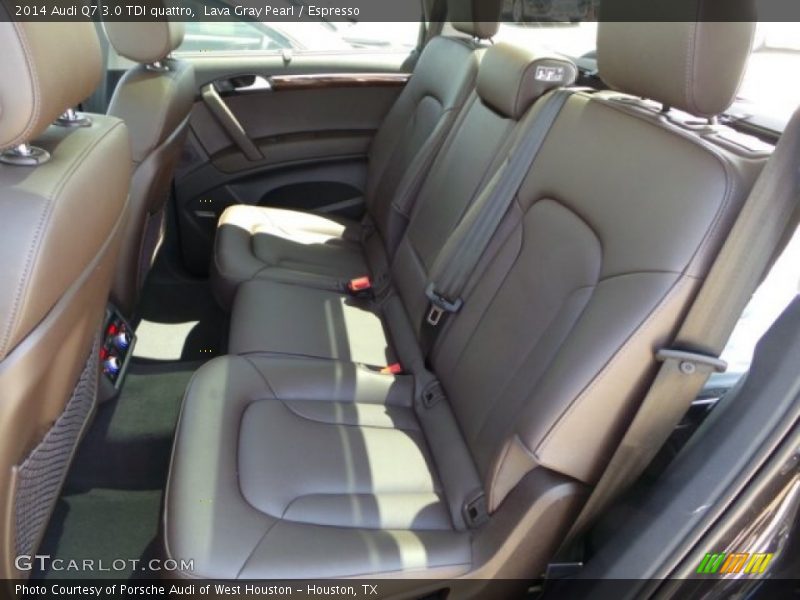 Lava Gray Pearl / Espresso 2014 Audi Q7 3.0 TDI quattro