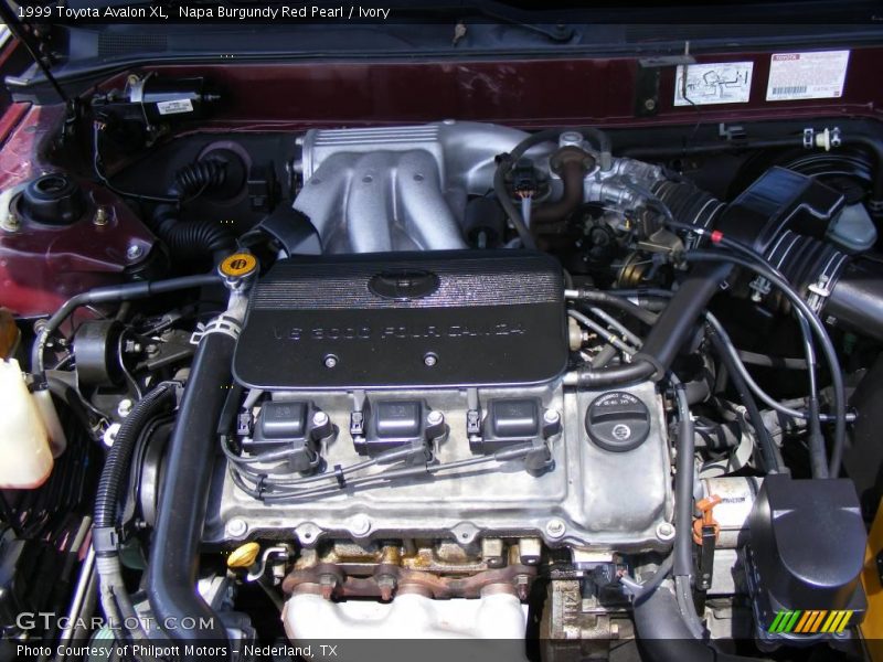 Napa Burgundy Red Pearl / Ivory 1999 Toyota Avalon XL