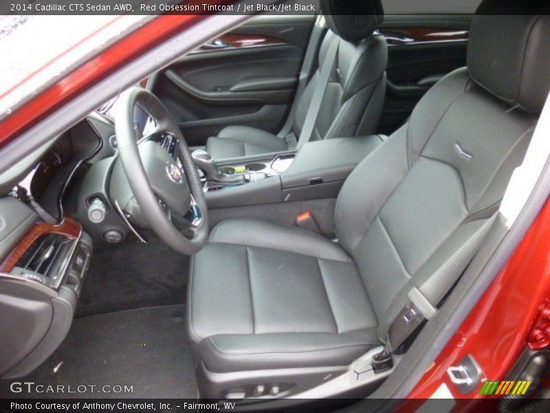 Red Obsession Tintcoat / Jet Black/Jet Black 2014 Cadillac CTS Sedan AWD