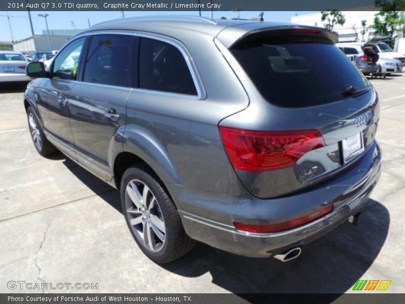 Graphite Gray Metallic / Limestone Gray 2014 Audi Q7 3.0 TDI quattro