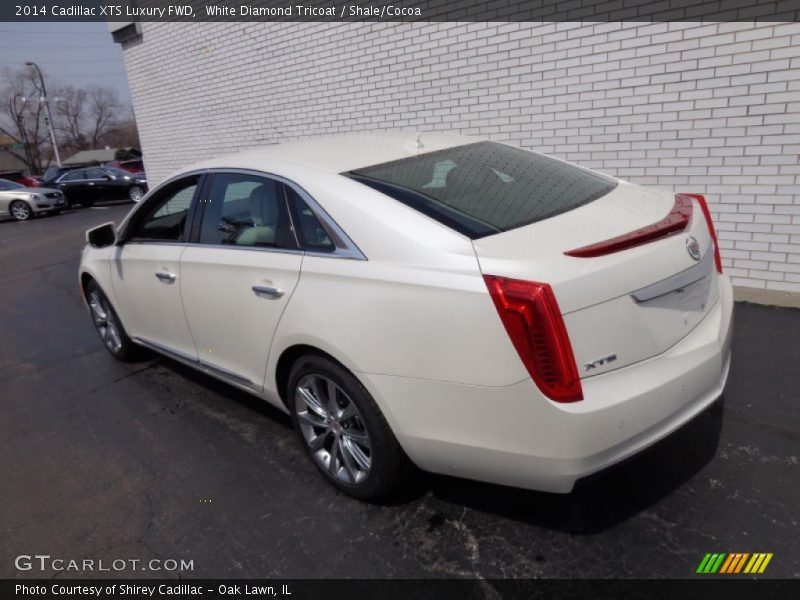 White Diamond Tricoat / Shale/Cocoa 2014 Cadillac XTS Luxury FWD