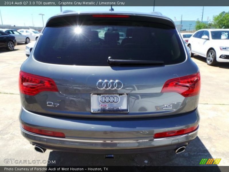 Graphite Gray Metallic / Limestone Gray 2014 Audi Q7 3.0 TDI quattro