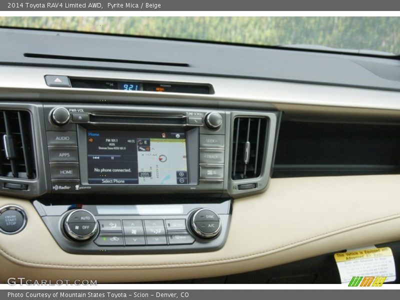 Pyrite Mica / Beige 2014 Toyota RAV4 Limited AWD