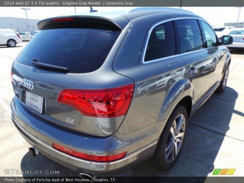 Graphite Gray Metallic / Limestone Gray 2014 Audi Q7 3.0 TDI quattro