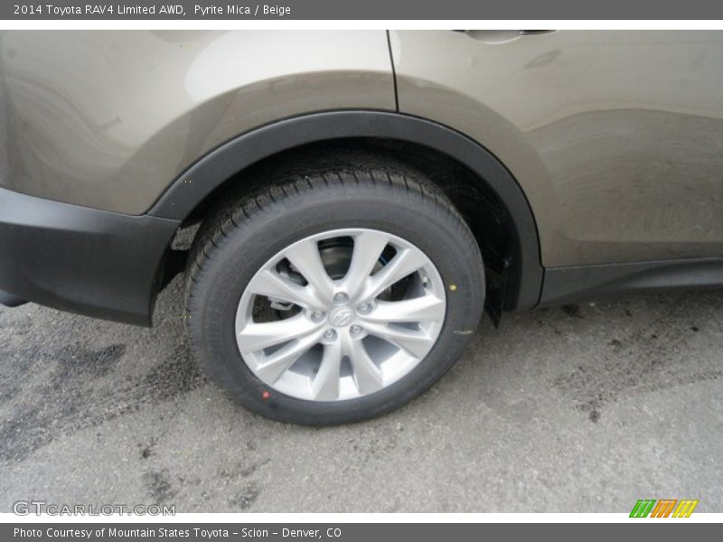 Pyrite Mica / Beige 2014 Toyota RAV4 Limited AWD
