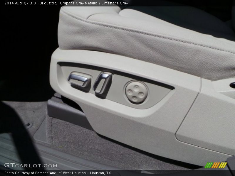 Graphite Gray Metallic / Limestone Gray 2014 Audi Q7 3.0 TDI quattro