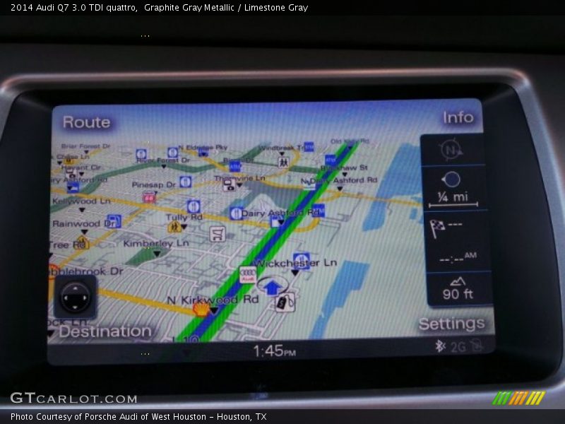 Graphite Gray Metallic / Limestone Gray 2014 Audi Q7 3.0 TDI quattro