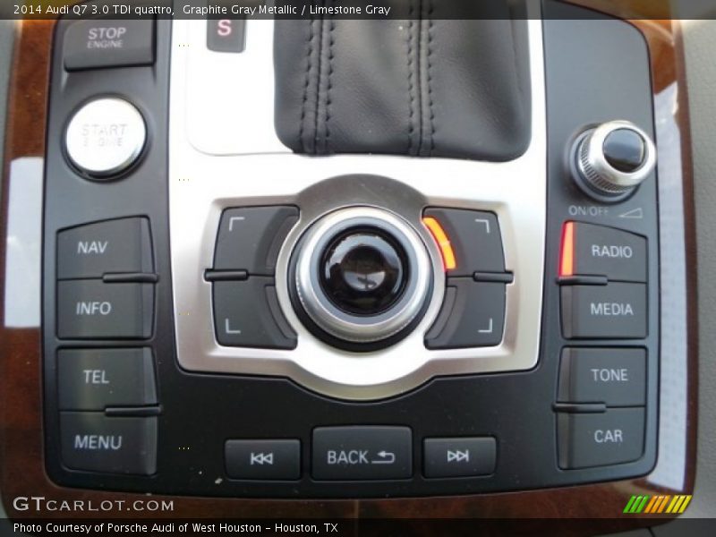 Graphite Gray Metallic / Limestone Gray 2014 Audi Q7 3.0 TDI quattro