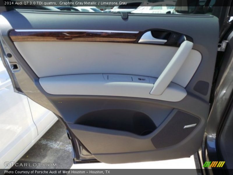 Graphite Gray Metallic / Limestone Gray 2014 Audi Q7 3.0 TDI quattro