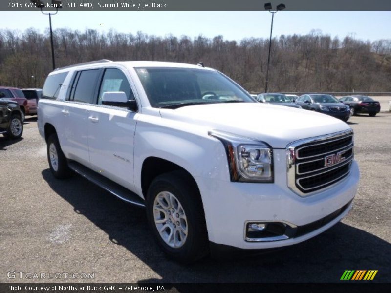 Summit White / Jet Black 2015 GMC Yukon XL SLE 4WD