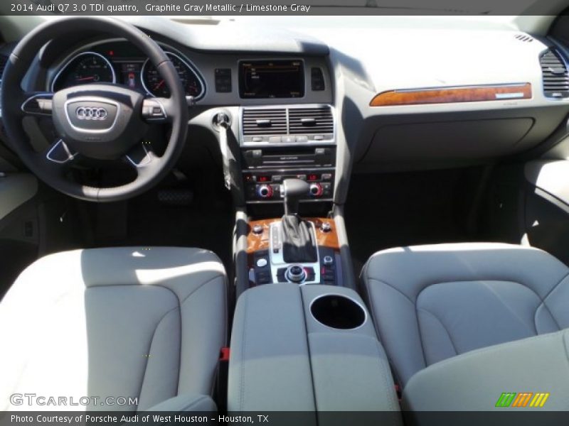 Graphite Gray Metallic / Limestone Gray 2014 Audi Q7 3.0 TDI quattro