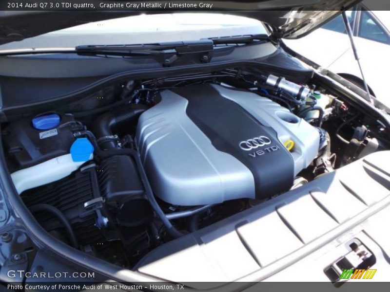 Graphite Gray Metallic / Limestone Gray 2014 Audi Q7 3.0 TDI quattro