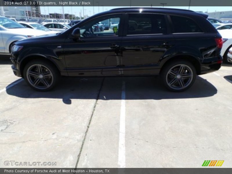 Night Black / Black 2014 Audi Q7 3.0 TDI quattro