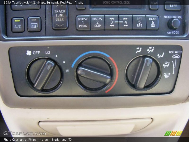Napa Burgundy Red Pearl / Ivory 1999 Toyota Avalon XL