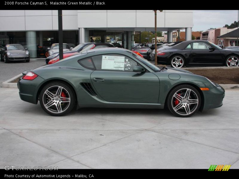 Malachite Green Metallic / Black 2008 Porsche Cayman S