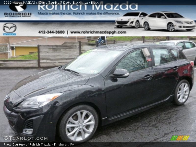 Black Mica / Black 2010 Mazda MAZDA3 s Grand Touring 5 Door