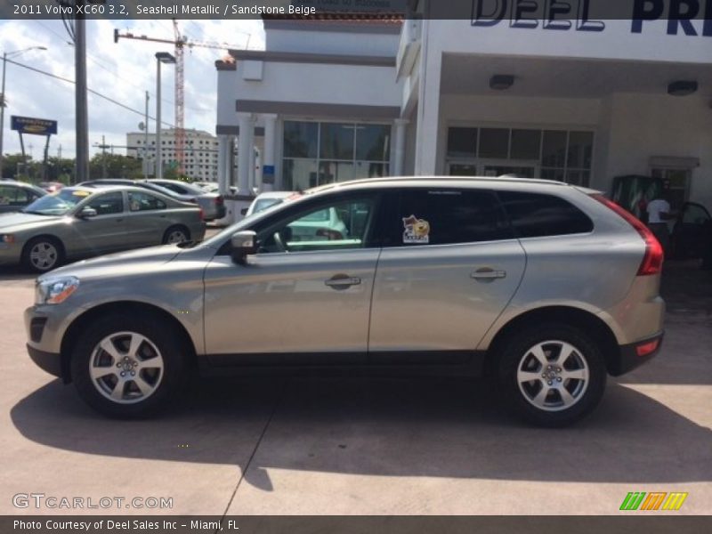 Seashell Metallic / Sandstone Beige 2011 Volvo XC60 3.2