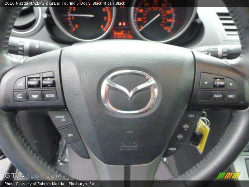Black Mica / Black 2010 Mazda MAZDA3 s Grand Touring 5 Door