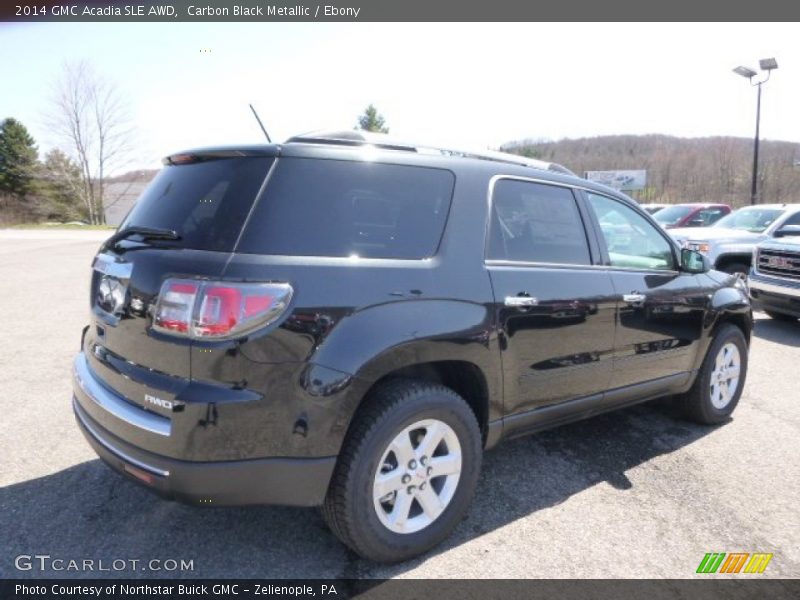 Carbon Black Metallic / Ebony 2014 GMC Acadia SLE AWD