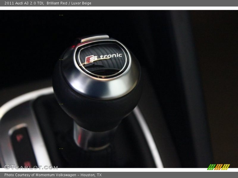 Brilliant Red / Luxor Beige 2011 Audi A3 2.0 TDI