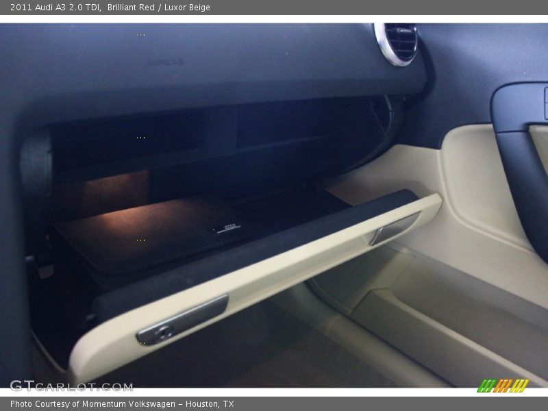 Brilliant Red / Luxor Beige 2011 Audi A3 2.0 TDI