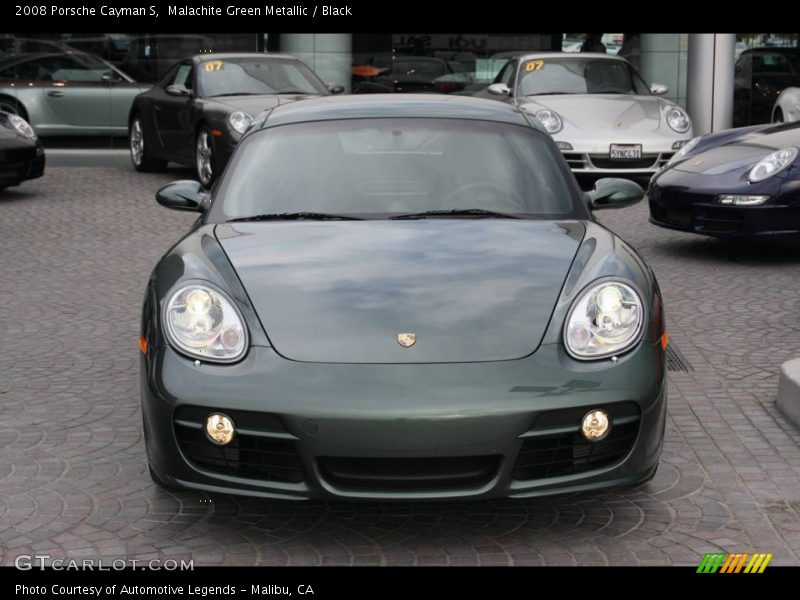 Malachite Green Metallic / Black 2008 Porsche Cayman S