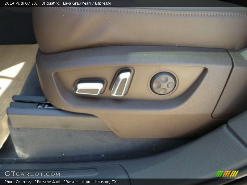 Lava Gray Pearl / Espresso 2014 Audi Q7 3.0 TDI quattro