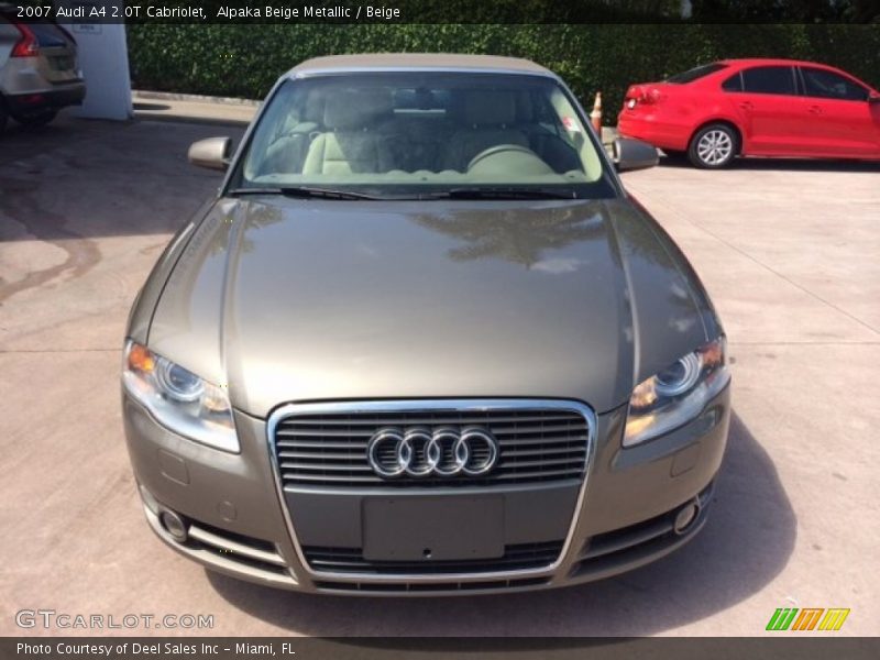Alpaka Beige Metallic / Beige 2007 Audi A4 2.0T Cabriolet