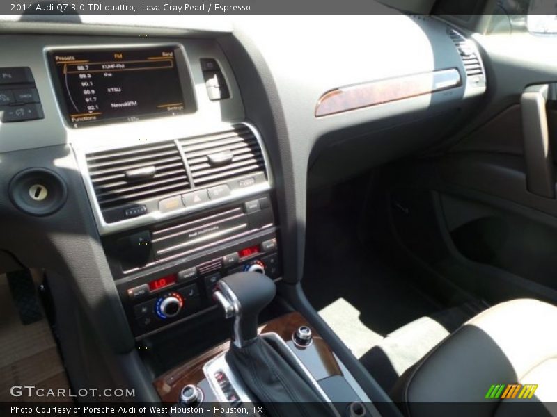 Lava Gray Pearl / Espresso 2014 Audi Q7 3.0 TDI quattro
