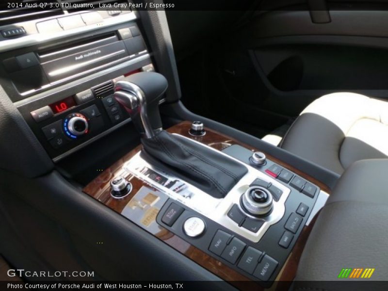 Lava Gray Pearl / Espresso 2014 Audi Q7 3.0 TDI quattro