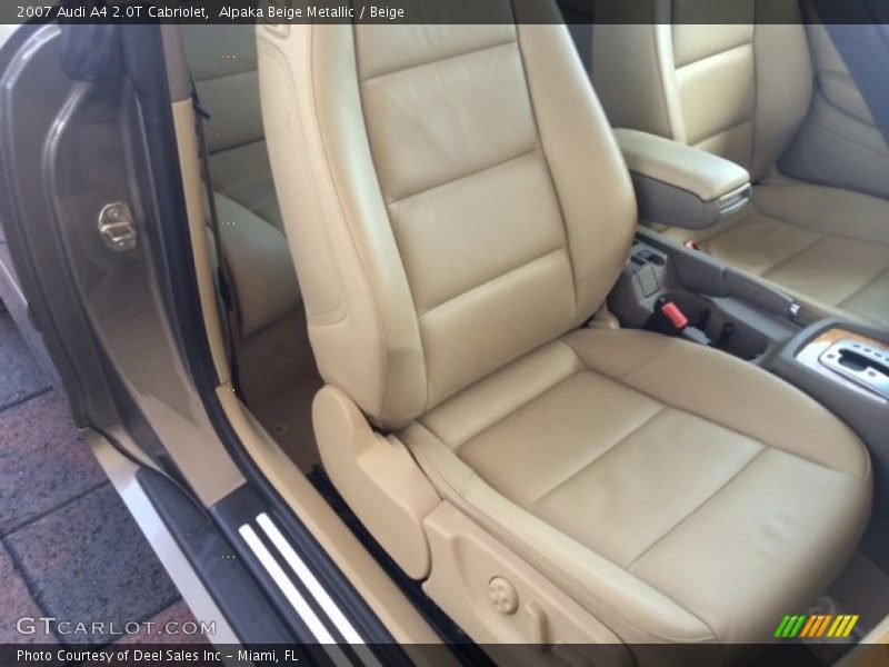 Alpaka Beige Metallic / Beige 2007 Audi A4 2.0T Cabriolet
