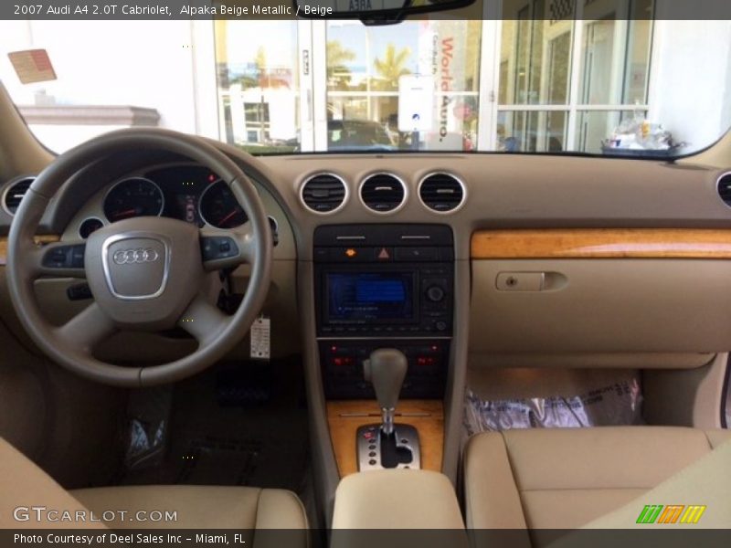 Alpaka Beige Metallic / Beige 2007 Audi A4 2.0T Cabriolet