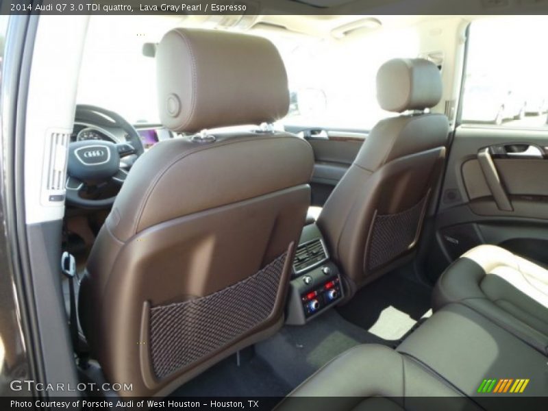 Lava Gray Pearl / Espresso 2014 Audi Q7 3.0 TDI quattro