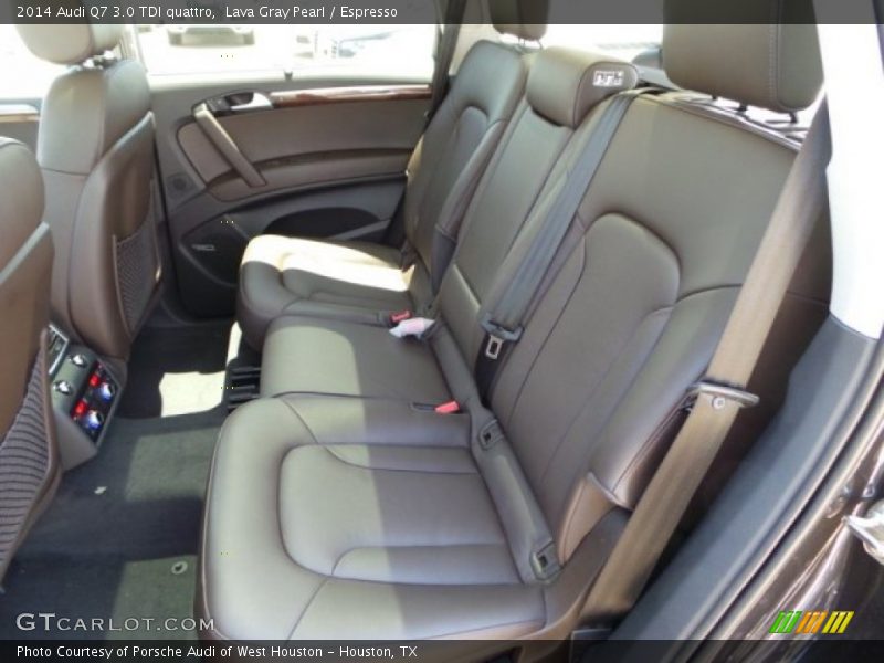 Lava Gray Pearl / Espresso 2014 Audi Q7 3.0 TDI quattro
